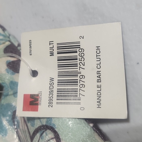 MUNDI Multicolored Floral Handle Bar Clutch - Picture 2 of 12